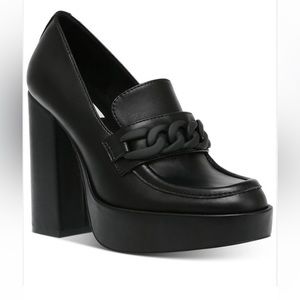 New with the box. STEVE MADDEN Rhylee Platform‎ Loafers sz 7
